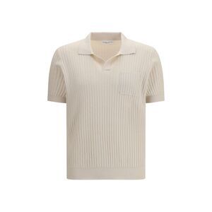 Roberto Collina Beige Cotton Polo Men's Shirt